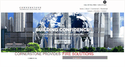 Desktop Screenshot of cornerstonealarms.com